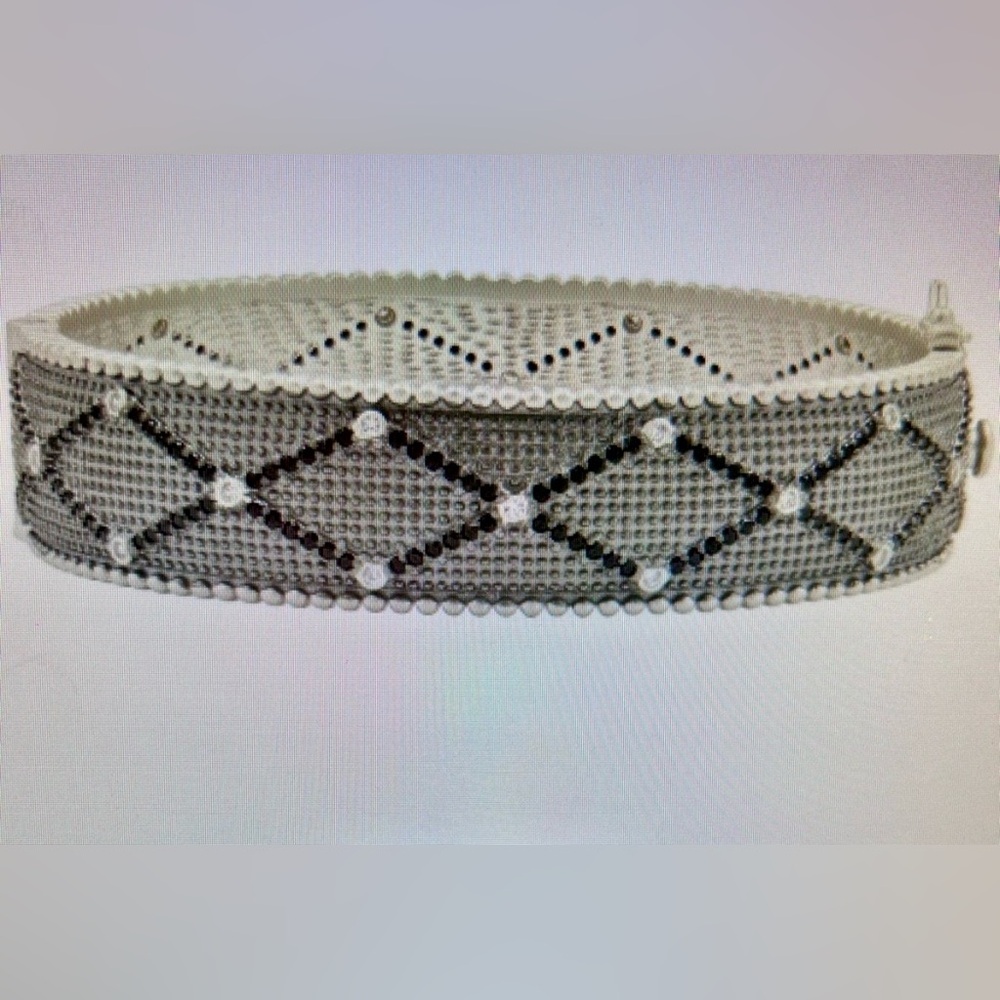 Freida Rothman signature textured hinged bangle new - Picture 2 of 12